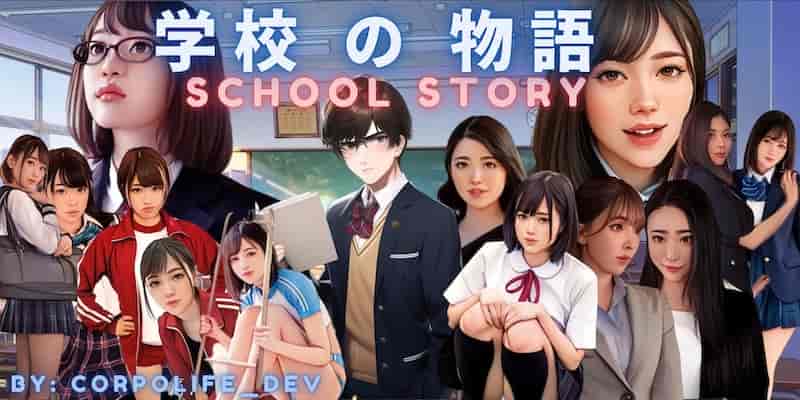 学校の物语 V0.13 -Mac游戏/Gakko No Monogatari for mac 【QSP/真人/HTML